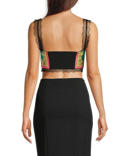 versace crop tops|versace bralette top.